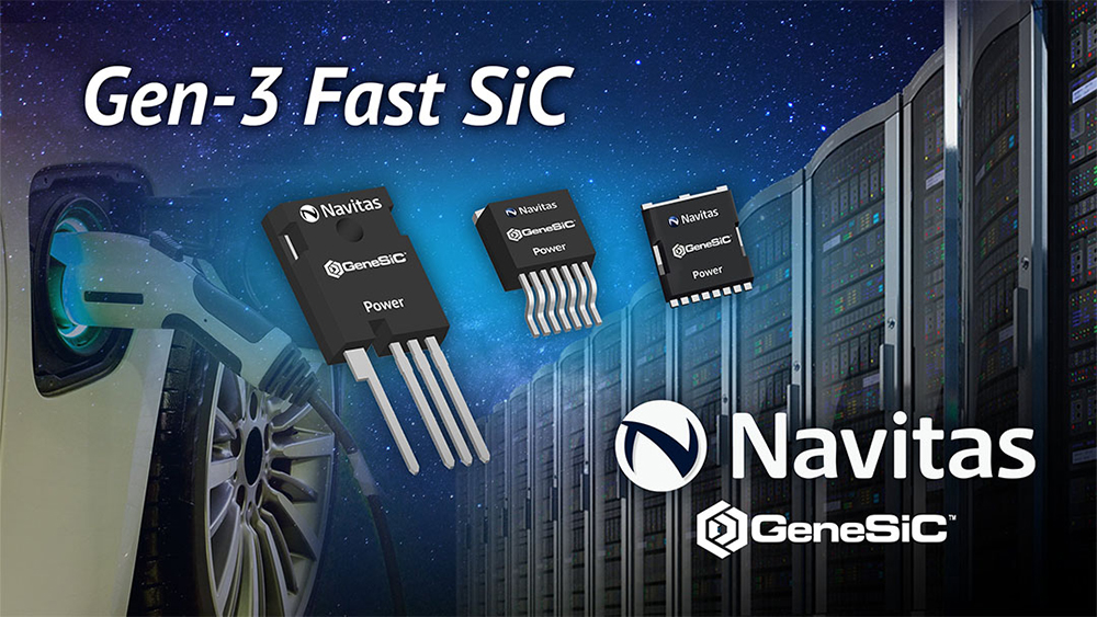 Navitas launches Gen-3 Fast SiC MOSFETs for EV charging