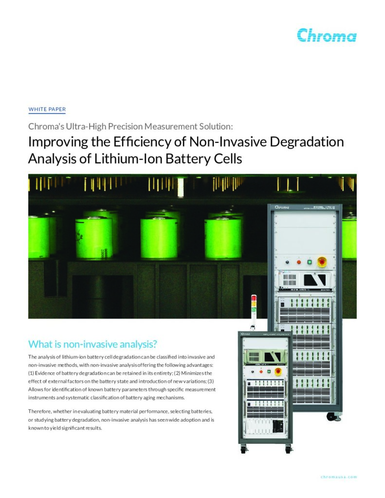 Improving the efficiency of non-invasive degradation analysis of Li-ion battery cells