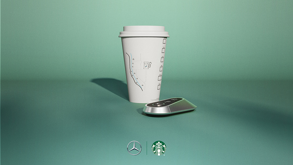 Mercedes-Benz partners with Starbucks for EV charging