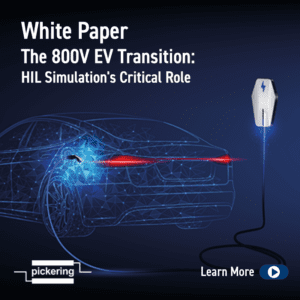The 800-volt EV transition: hardware-in-the-loop simulation’s critical role
