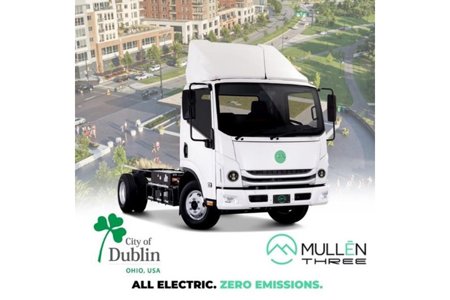 Mullen Automotive sells Class 3 electric truck to city of Dublin, Ohio