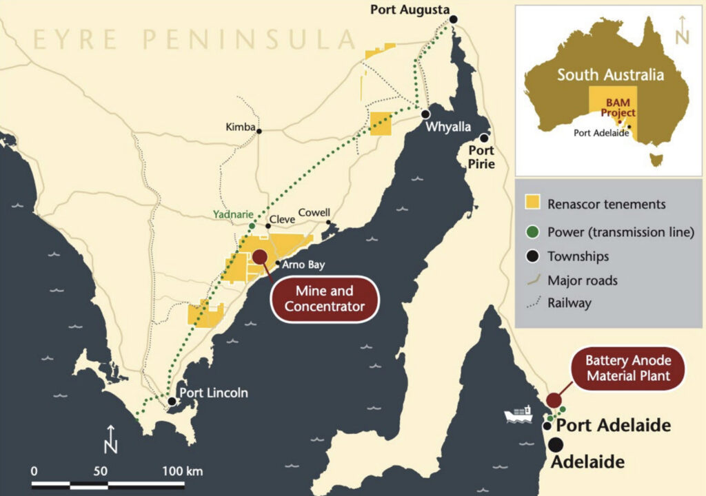 Renascor completes trials for Australian battery-grade graphite plant