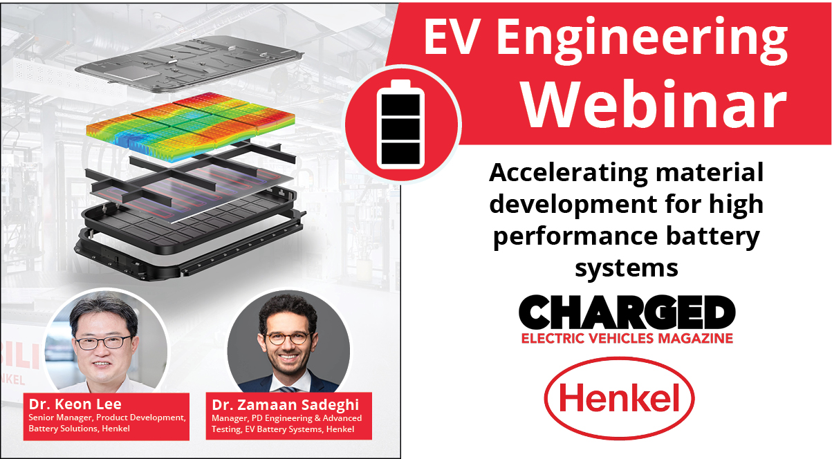 Webinar: Accelerating material development for high performance battery systems – Charged EVs