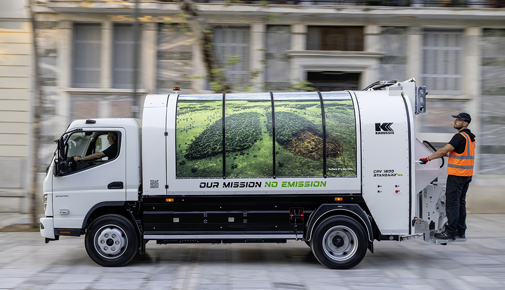 FUSO Europe receives order from two Greek cities for 89 waste-collection trucks – Charged EVs