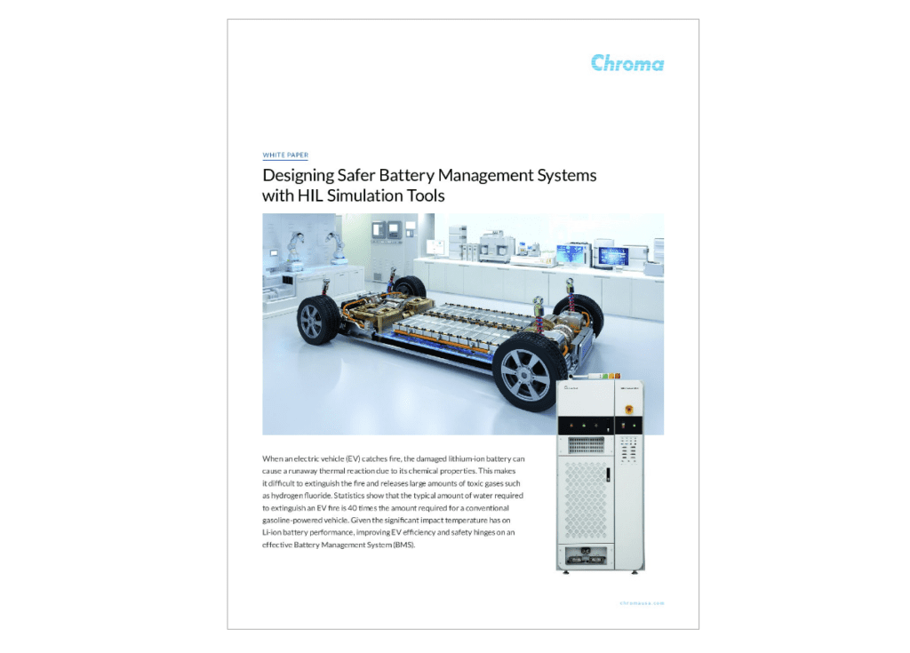 Designing safer battery management systems with HIL simulation tools: Whitepaper