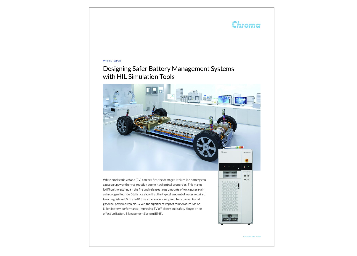 Charged EVs | Designing safer battery management systems with HIL simulation tools: Whitepaper