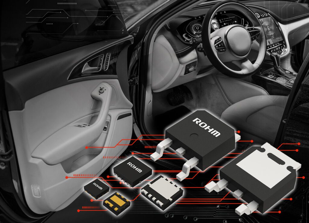 ROHM introduces new N-Channel automotive MOSFETs