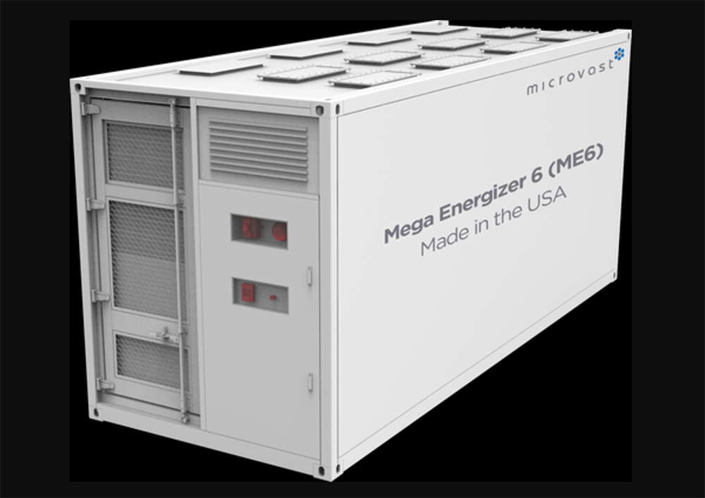 Microvast unveils LFP-based ME6 energy storage solution