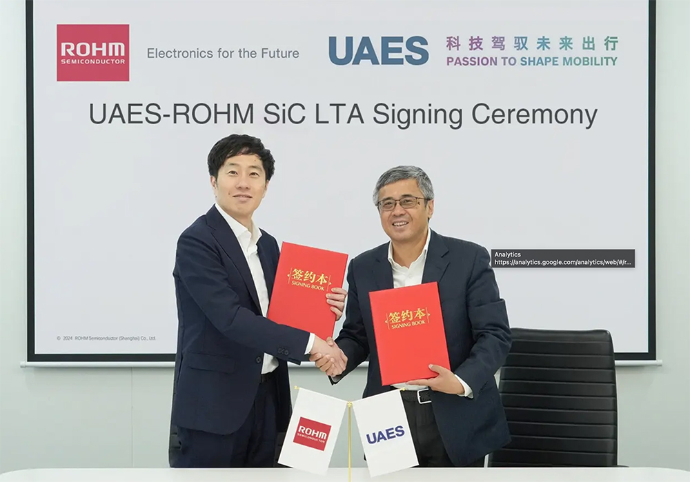 ROHM and UAES sign supply agreement for SiC power devices