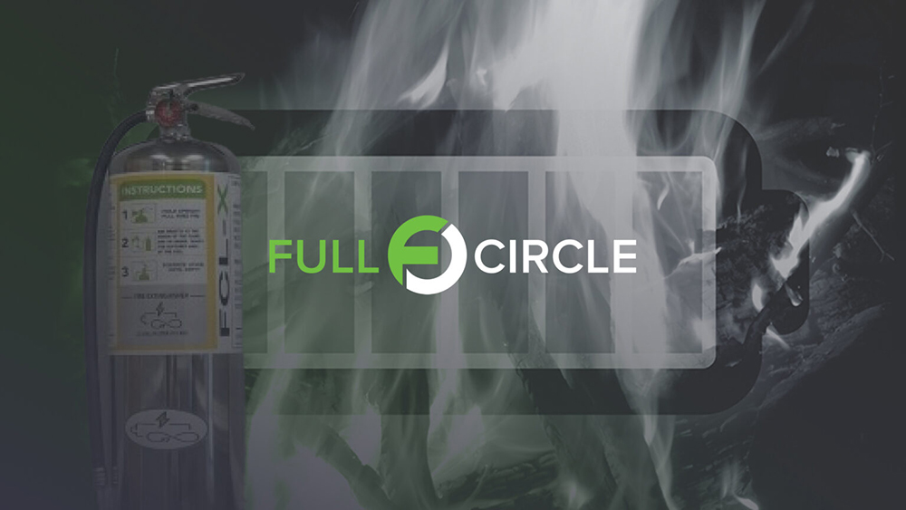 Full Circle Lithium meets lithium-ion battery fire extinguishing standard