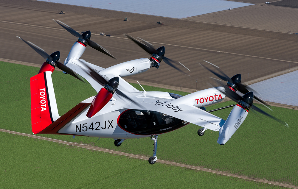 Toyota invests $500 million in electric air taxi company Joby 