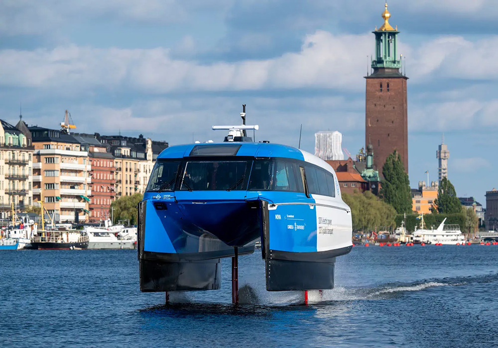 New electric hydrofoil ferry service offers green travel among Stockholm’s 14 islands