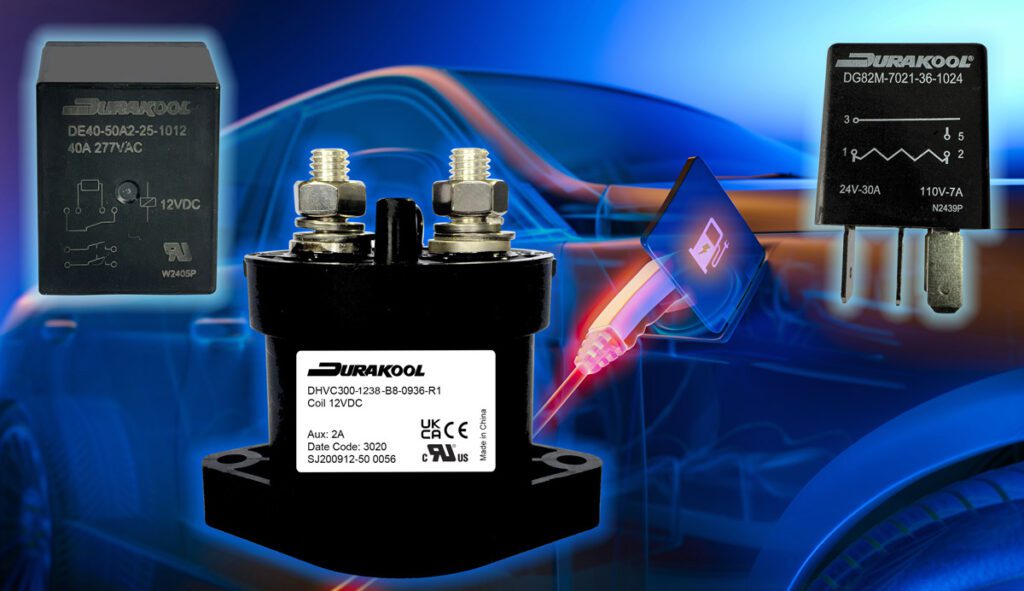 Durakool unveils EV-optimized relays and contactor