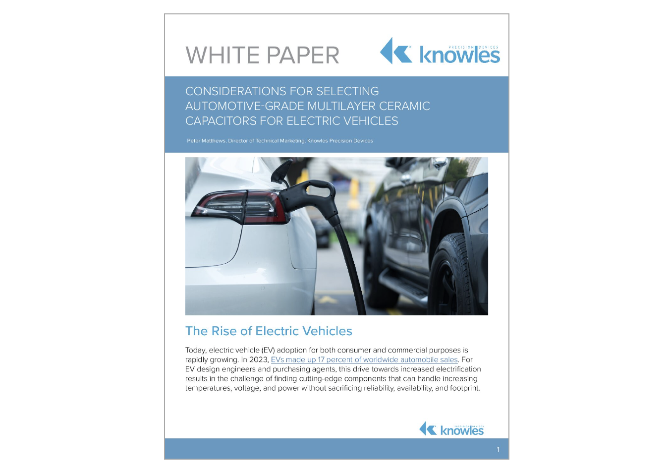 Considerations for selecting automotive-grade multilayer ceramic capacitors for electric vehicles (Whitepaper) – Charged EVs