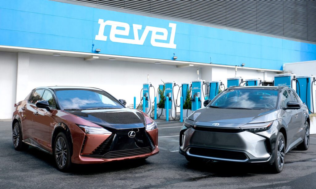 Toyota, Lexus drivers in New York City to get free EV charging in deal with Revel Transit 