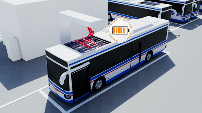 Toshiba and partners testing electric buses with rapid pantograph charging system – Charged EVs