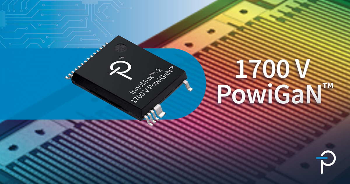 Power Integrations launches 1,700 V GaN Switcher IC – Charged EVs