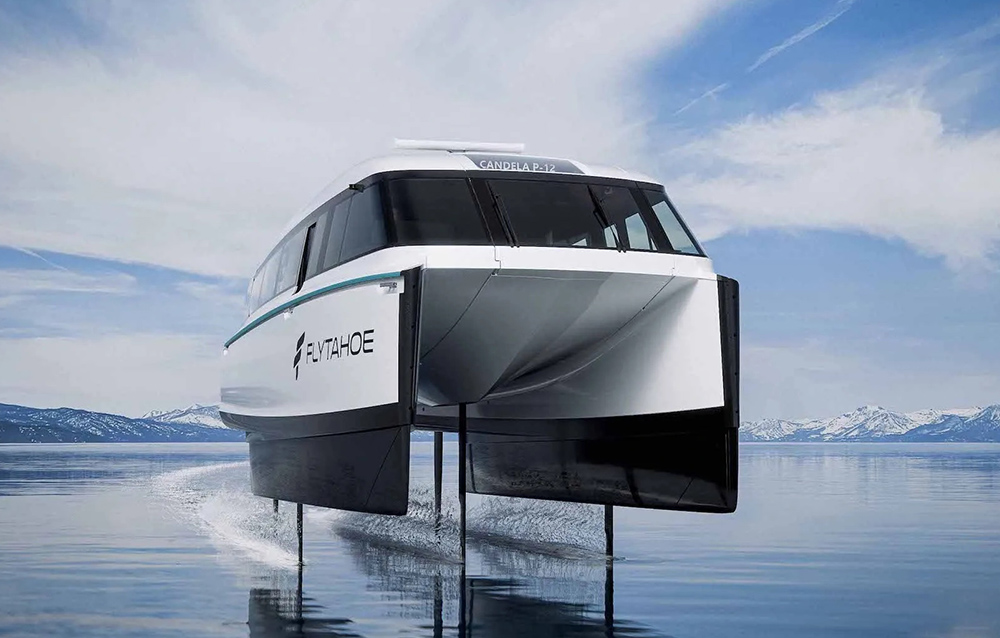 Lake Tahoe to link 14 ski resorts with Candela P-12 electric hydrofoil ferry