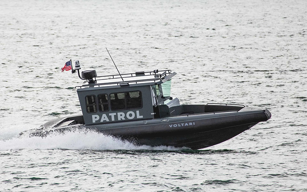 VOLTARI unveils Patrol 26 Rib electric patrol boat series – Charged EVs