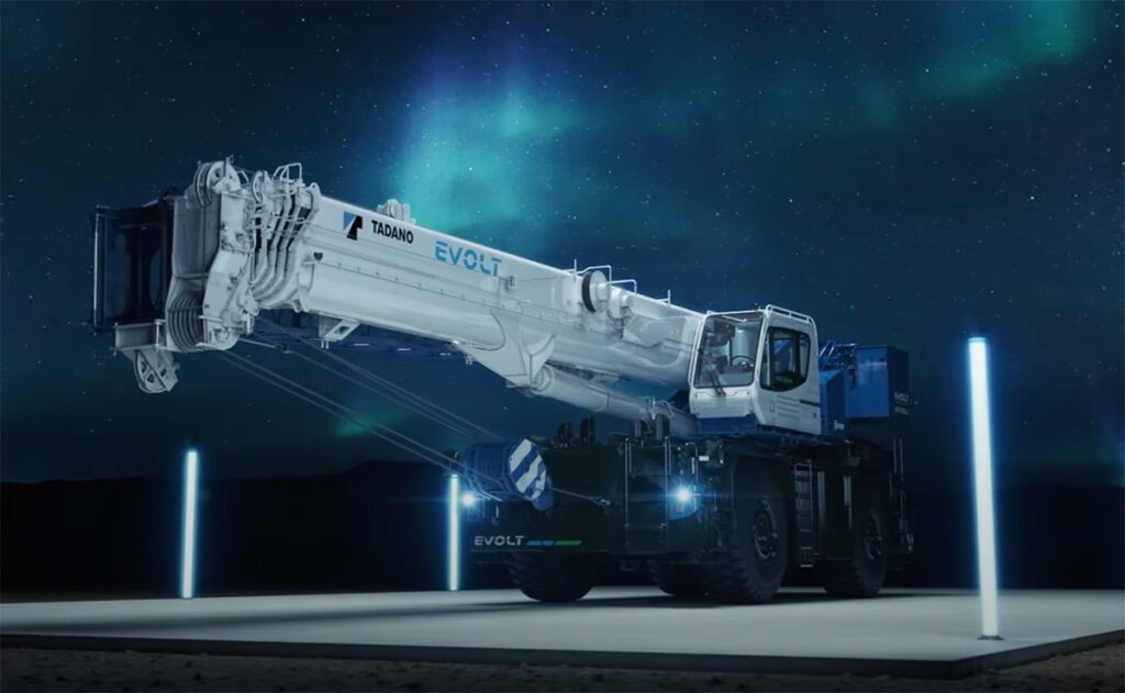 Tadano brings rough terrain electric crane to North America