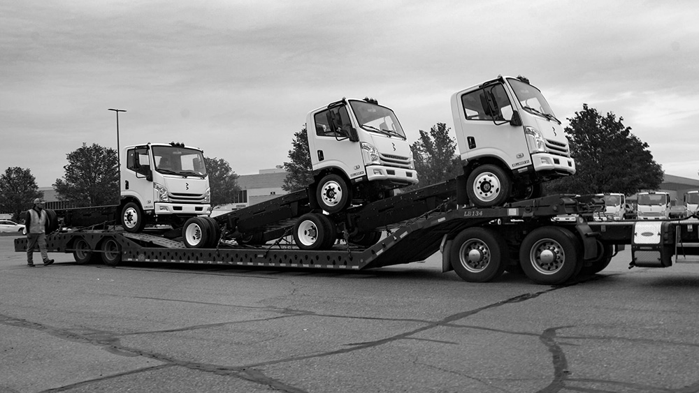 Bollinger Motors delivers first Class 4 B4 electric trucks to West Coast