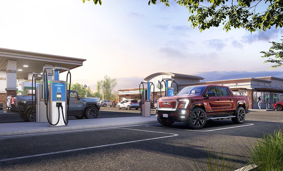 ChargePoint and GM to install hundreds of new EV fast charging stations with the latest bells and whistles