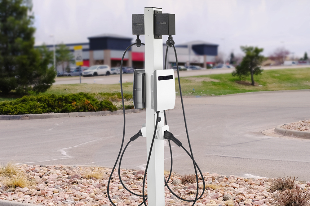 EvoCharge launches 50 A Level 2 commercial EV charging station