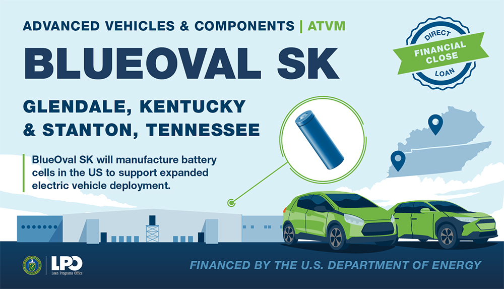 DOE loans BlueOval SK $9.63 billion to expand US EV battery manufacturing