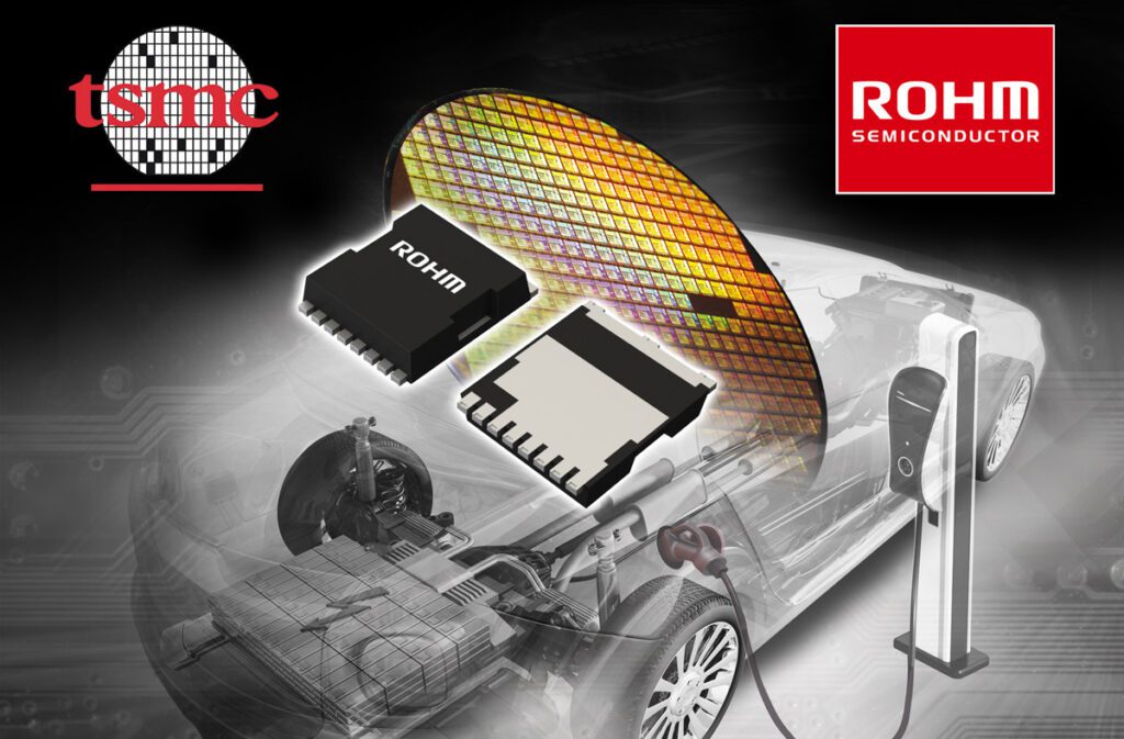 ROHM and TSMC collaborate to develop automotive gallium nitride technology