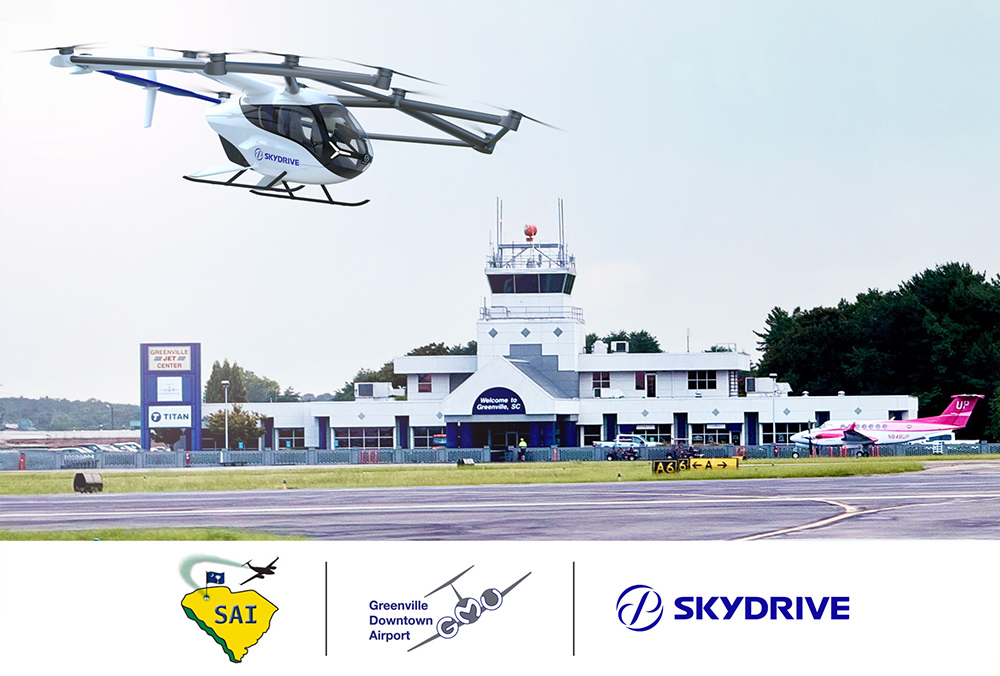 SkyDrive and SAI Flight to develop commercial electric air taxi routes in South Carolina