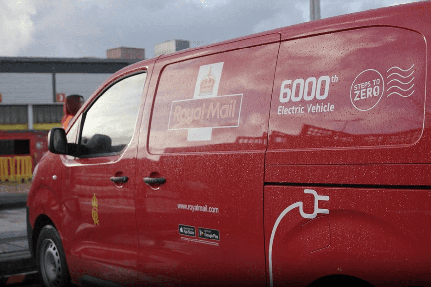 UK’s Royal Mail adds 6,000th EV to its delivery fleet