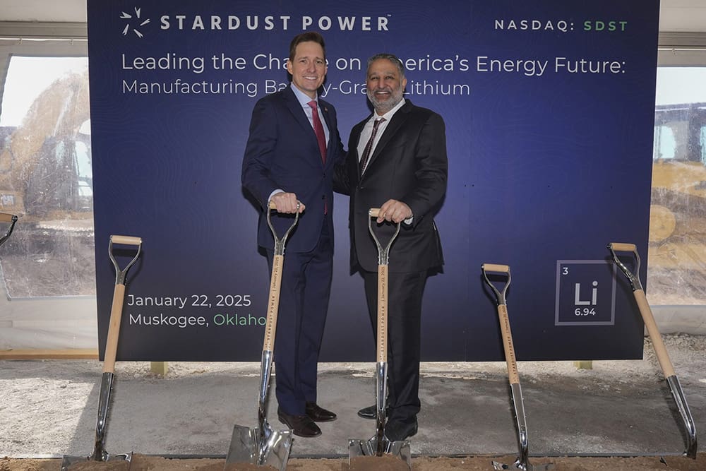 Stardust Power starts construction of US battery-grade lithium refinery