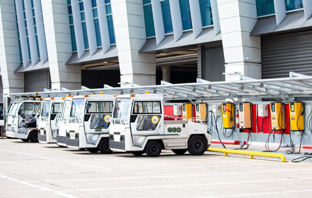 New Terminal One at JFK Airport to deploy a fleet of all-electric ground service equipment