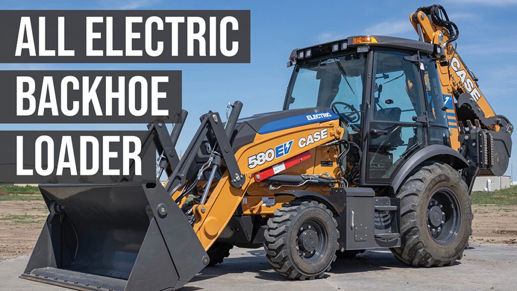 Video: Electrifying heavy equipment – Case’s 580EV Electric Backhoe Loader