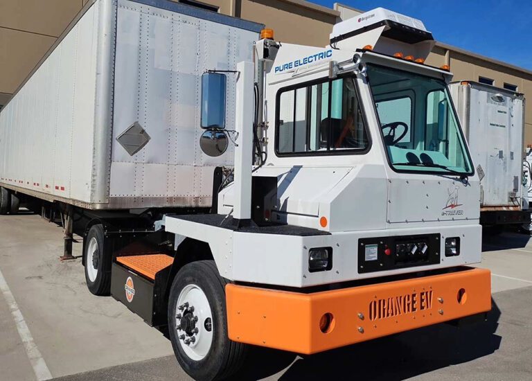 Orange-EV-Truck