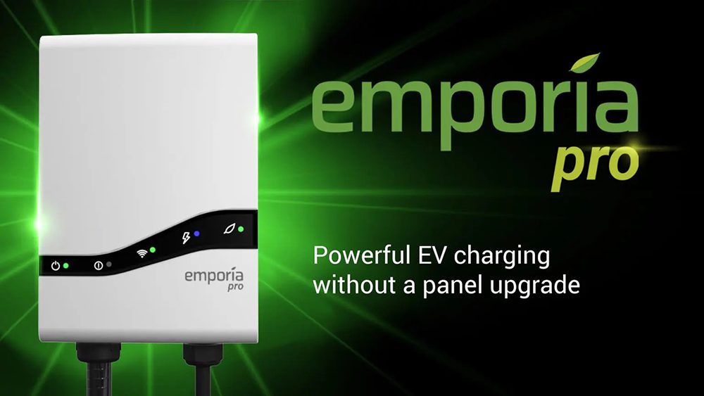 Emporia’s new Pro Level 2 EV charger features built-in load management