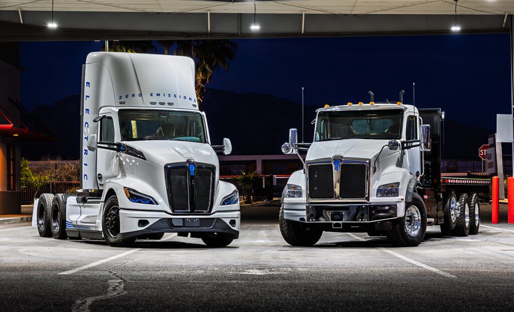 Kenworth launches two new battery-electric trucks
