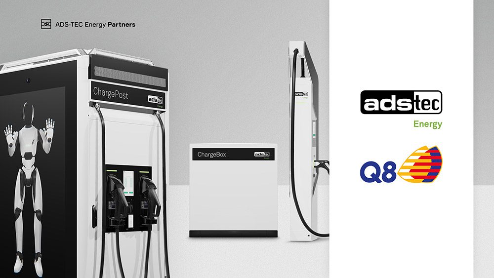 ADS-TEC Energy to supply battery-based fast chargers to Q8 service stations