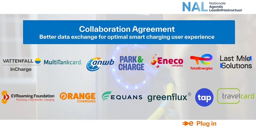 Dutch EV charging companies reach agreement on better data exchange for smart charging of EVs
