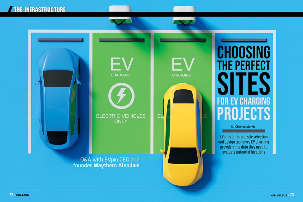 Choosing the perfect sites for EV charging projects: EVpin’s all-in-one site selection and design tool