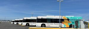 Oakland Airport commissions first electric buses in parking shuttle fleet