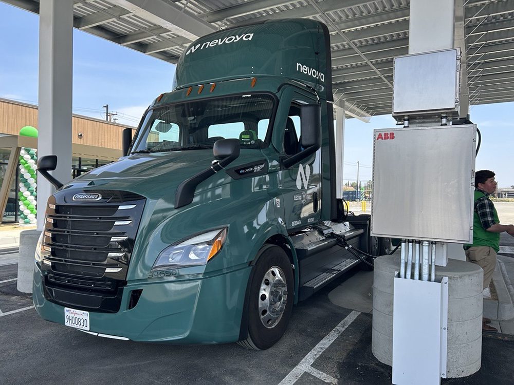 Greenlane’s flagship electric truck charging site uses ABB’s electrification and energy management tech