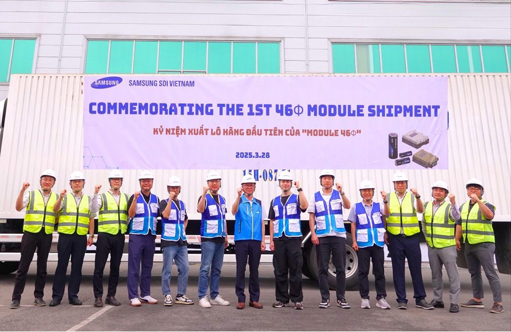 Samsung SDI starts production of 46-series cylindrical batteries