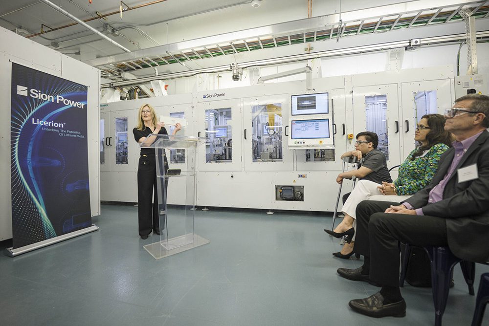 Sion Power advances Licerion battery commercialization with production line