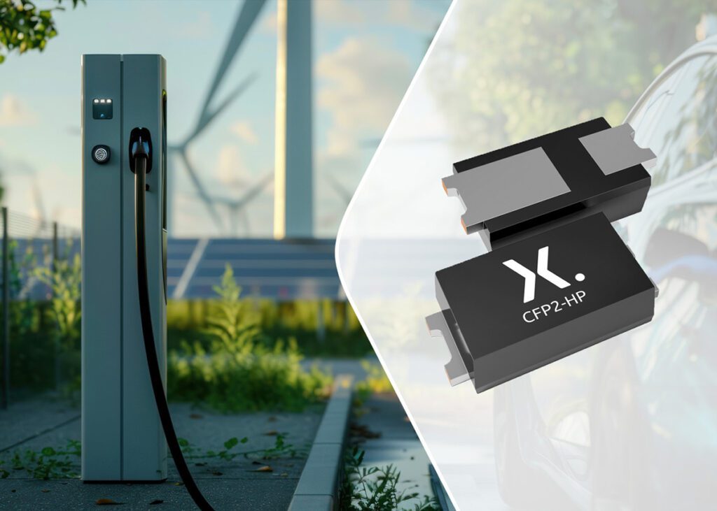 Nexperia offers automotive planar Schottky diodes in space-saving CFP2-HP packaging