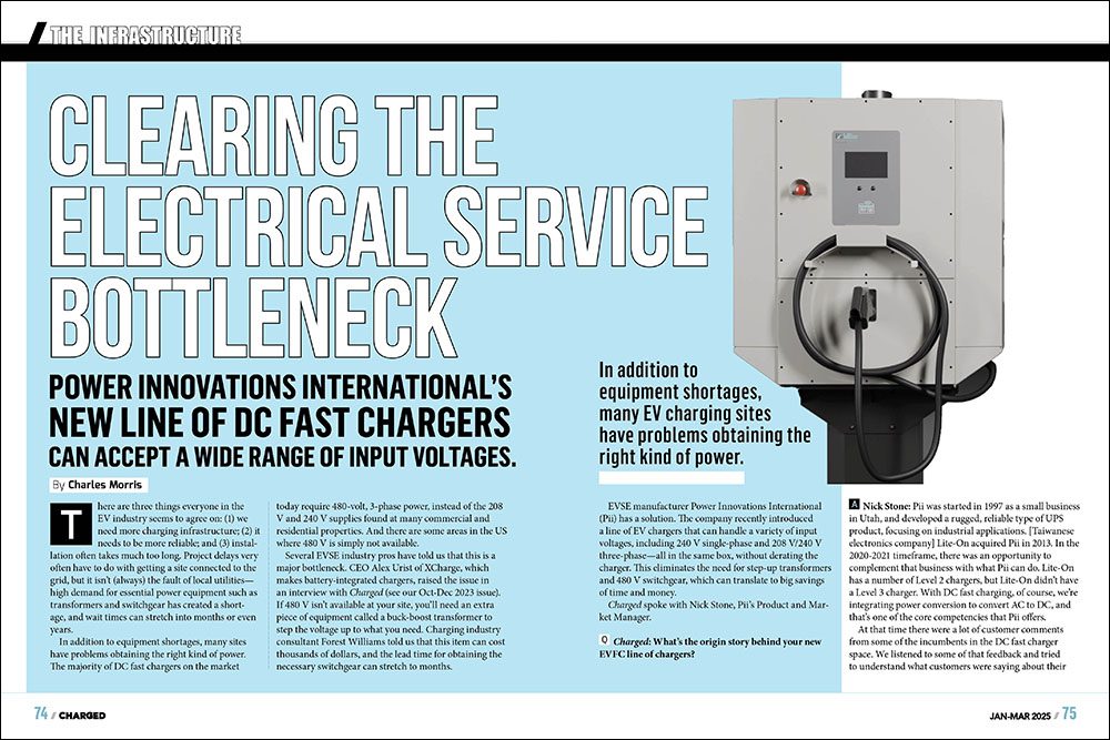 Clearing the electrical service bottleneck for EV charger installation