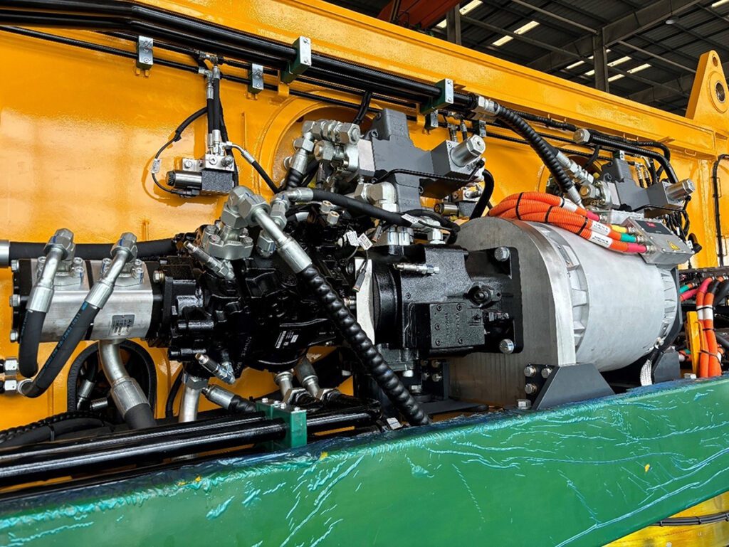 Danfoss eHydraulic Power Module enables electrification of 200-tonne SANY crawler crane