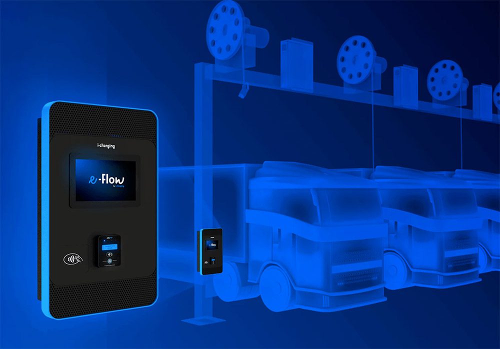 i-charging’s new e-flow: a local controller that manages and optimizes fleet EV charging installations