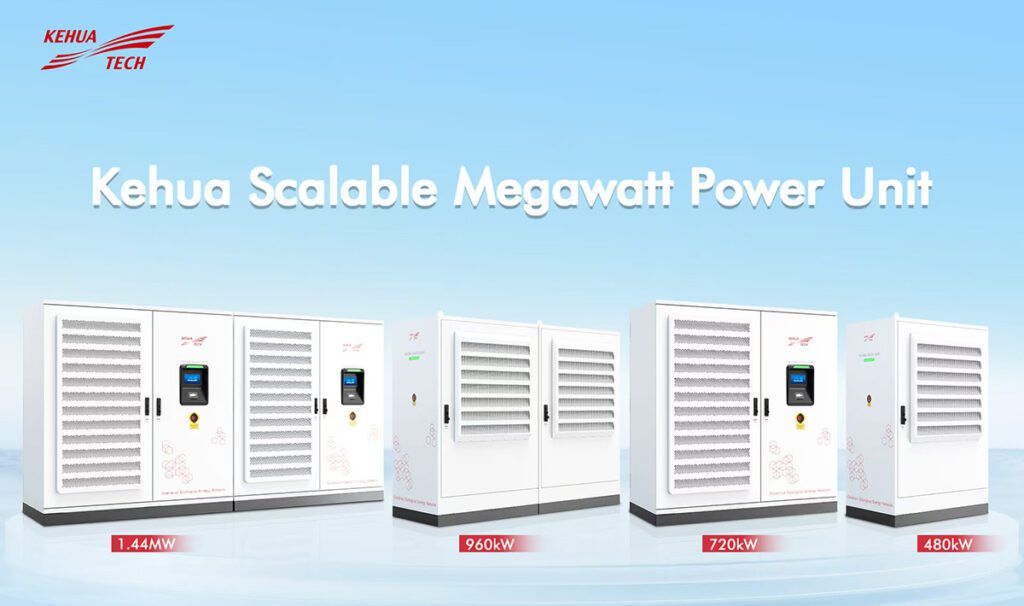 Shenzhen Kehua launches new scalable megawatt power units for EV charging