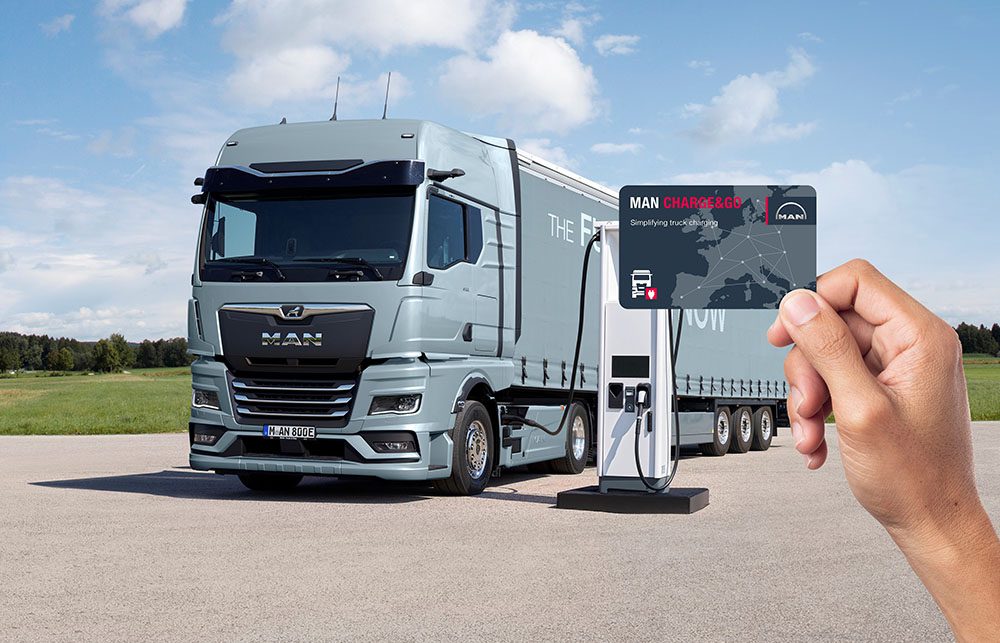 MAN Truck & Bus introduces electric truck charging service
